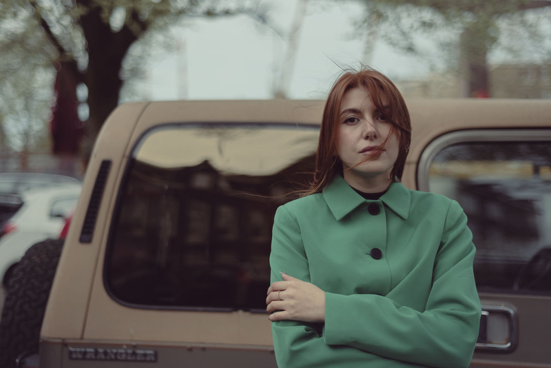 Moody portrait of woman in Amsterdam by Cristiana Sto portrait photographer